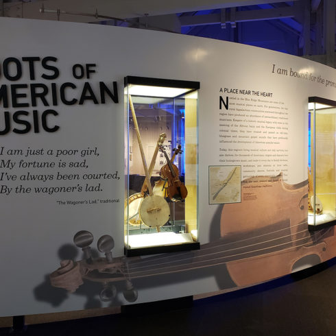 Roots of American Music museum exhibit