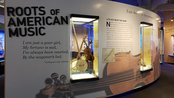 Roots of American Music museum exhibit