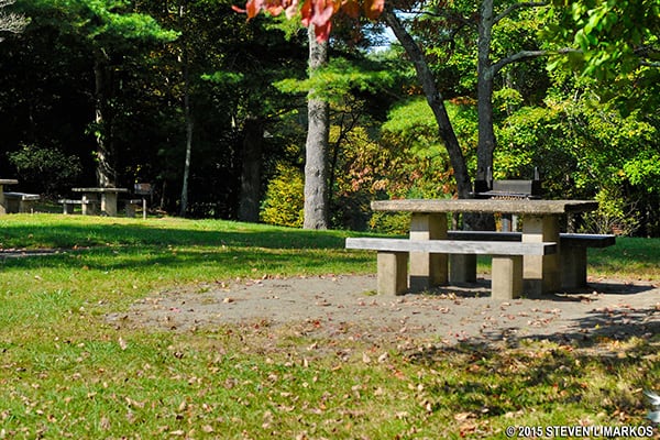 Cumberland Knob Picnic table at Cumberland Knob
