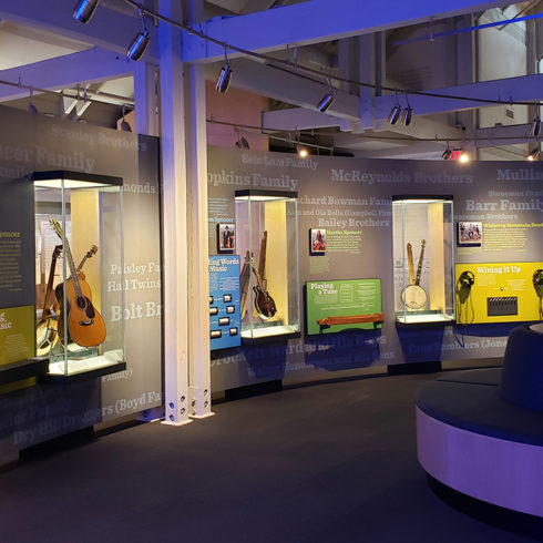 A Family Band exhibit at museum