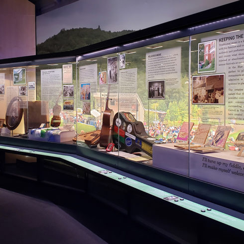 Passing Down Traditions museum exhibit