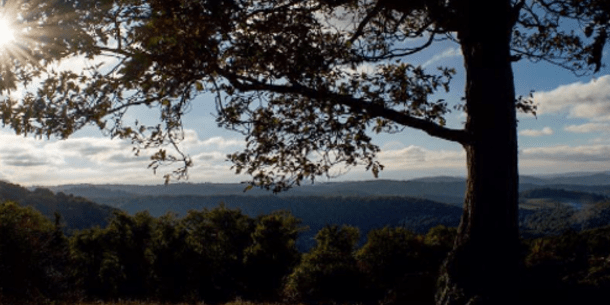 rocky knob View from Rocky Knob overlooking rolling mountains
