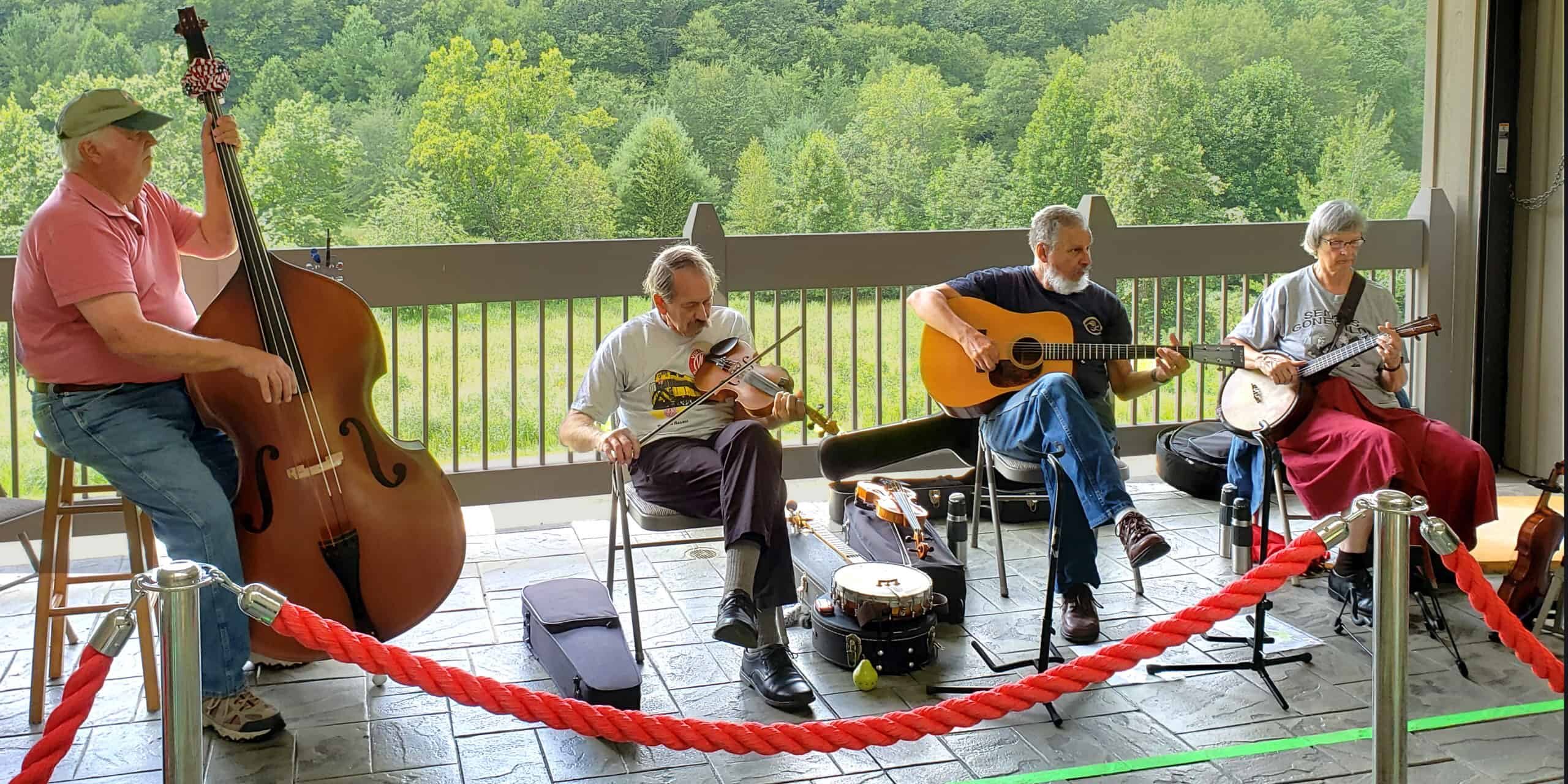 Fisher Peak Timber Rattlers playing music